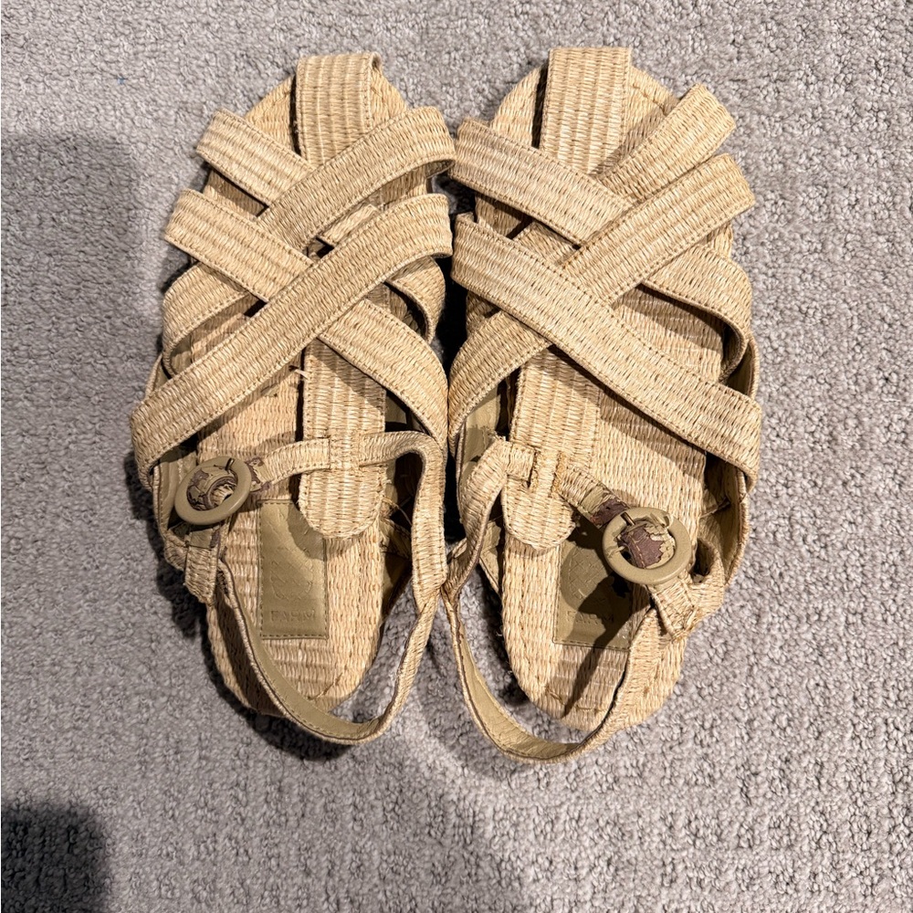 Farm Rio Raffia Sandals - Picture 6 of 6